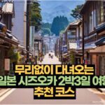무리없이 다녀오는  일본 시즈오카 2박3일 여행  추천 코스 
