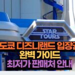 도쿄 디즈니랜드 입장권 완벽 가이드 최저가 판매처 안내