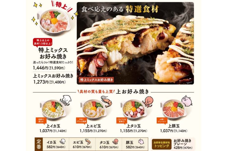 오코노미야끼 맛집! 도톤보리