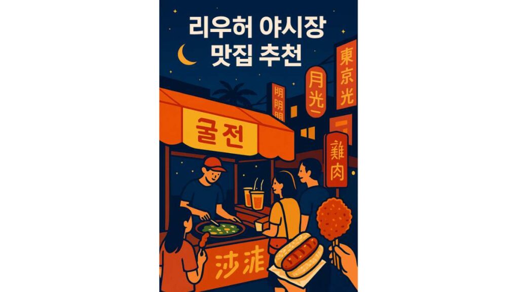 지금 바로 저장 리우허 야시장 추천 메뉴
